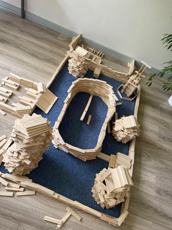 Insel-Projekt mit Bausteinen Insel-Projekt mit Bausteinen